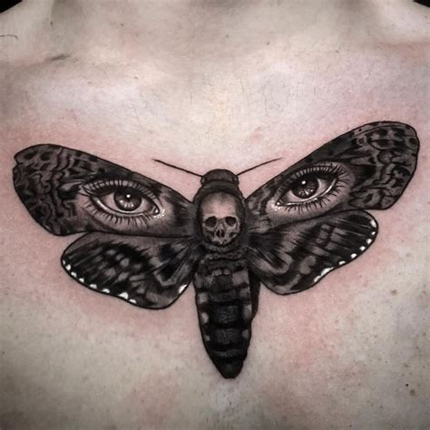 50 Unbelievable Death Moth Tattoo Ideas [+ Meanings]